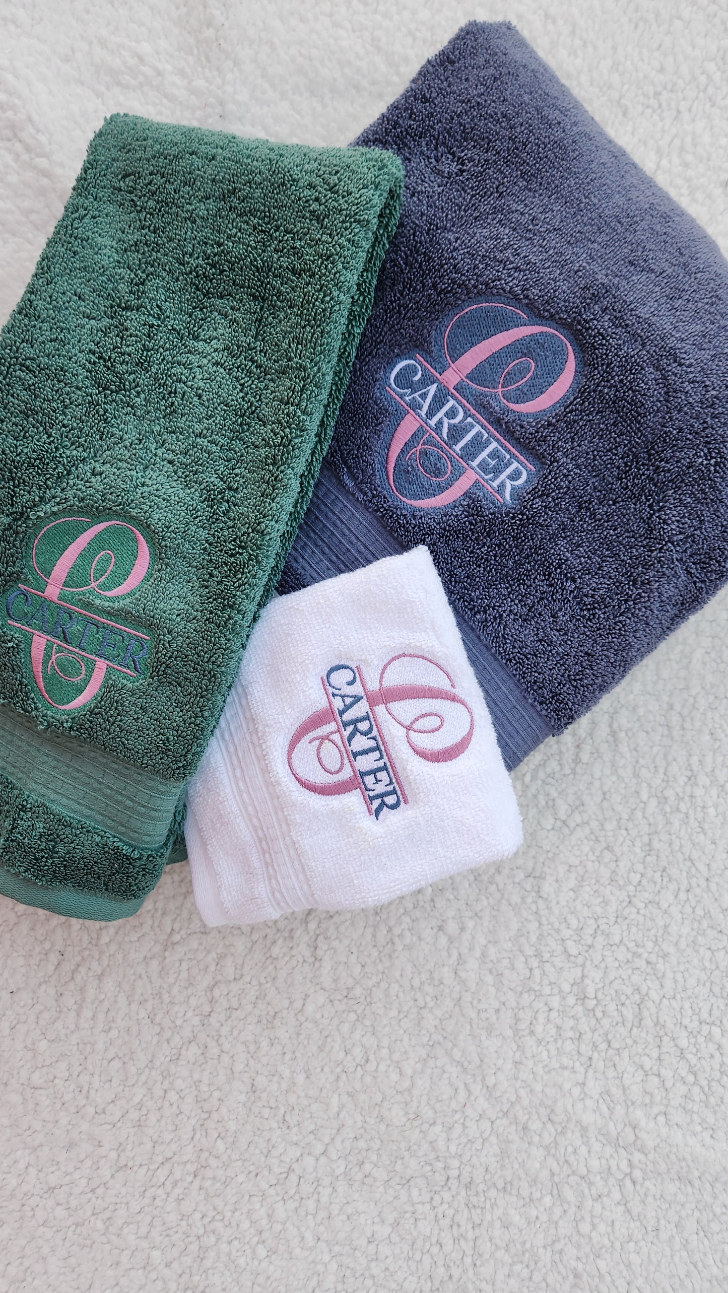 Custom Monogrammed Towels