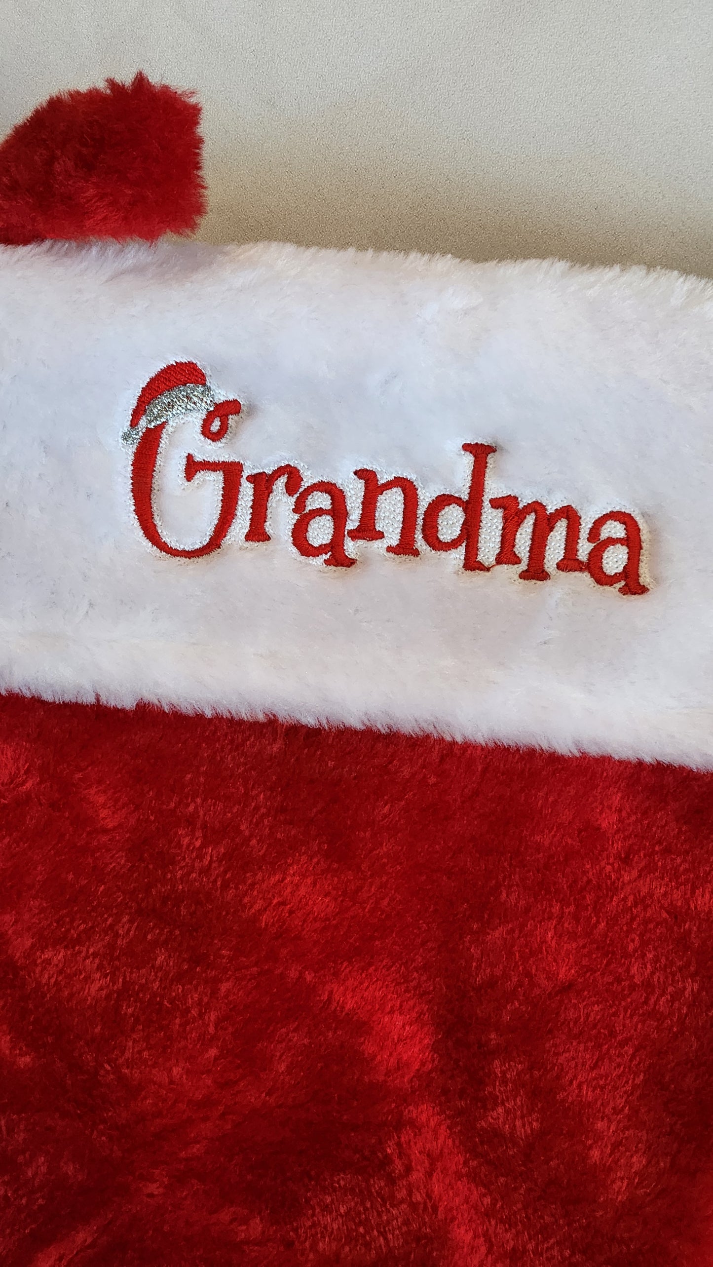 Christmas Stockings with Soft White Cuffs