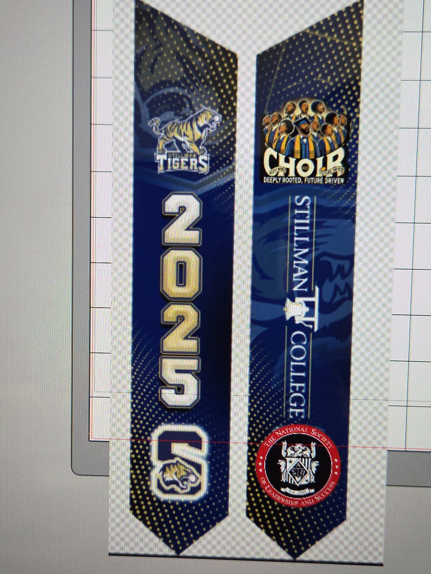 Custom College Grad Stole