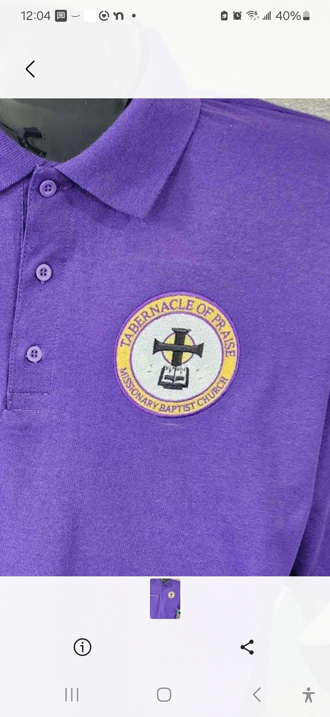 Tabernacle of Praise MB Church Polo's
