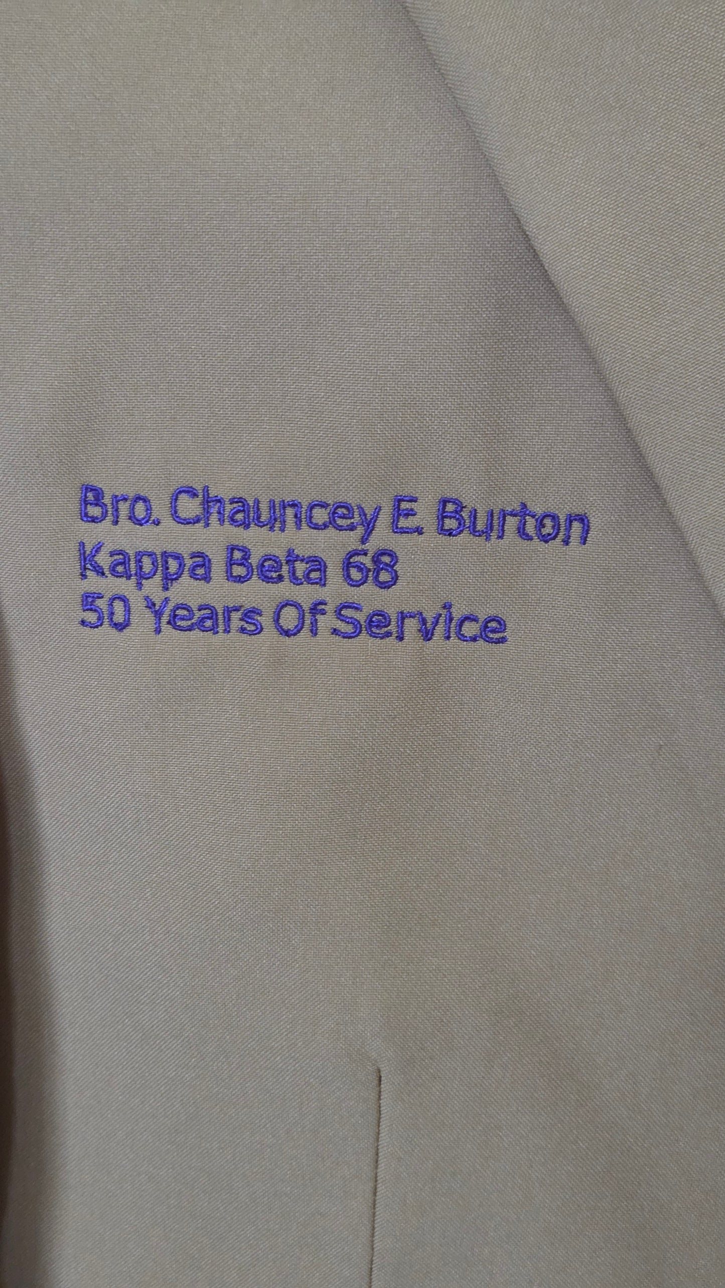 Chauncey Burton-Embroidered Blazer