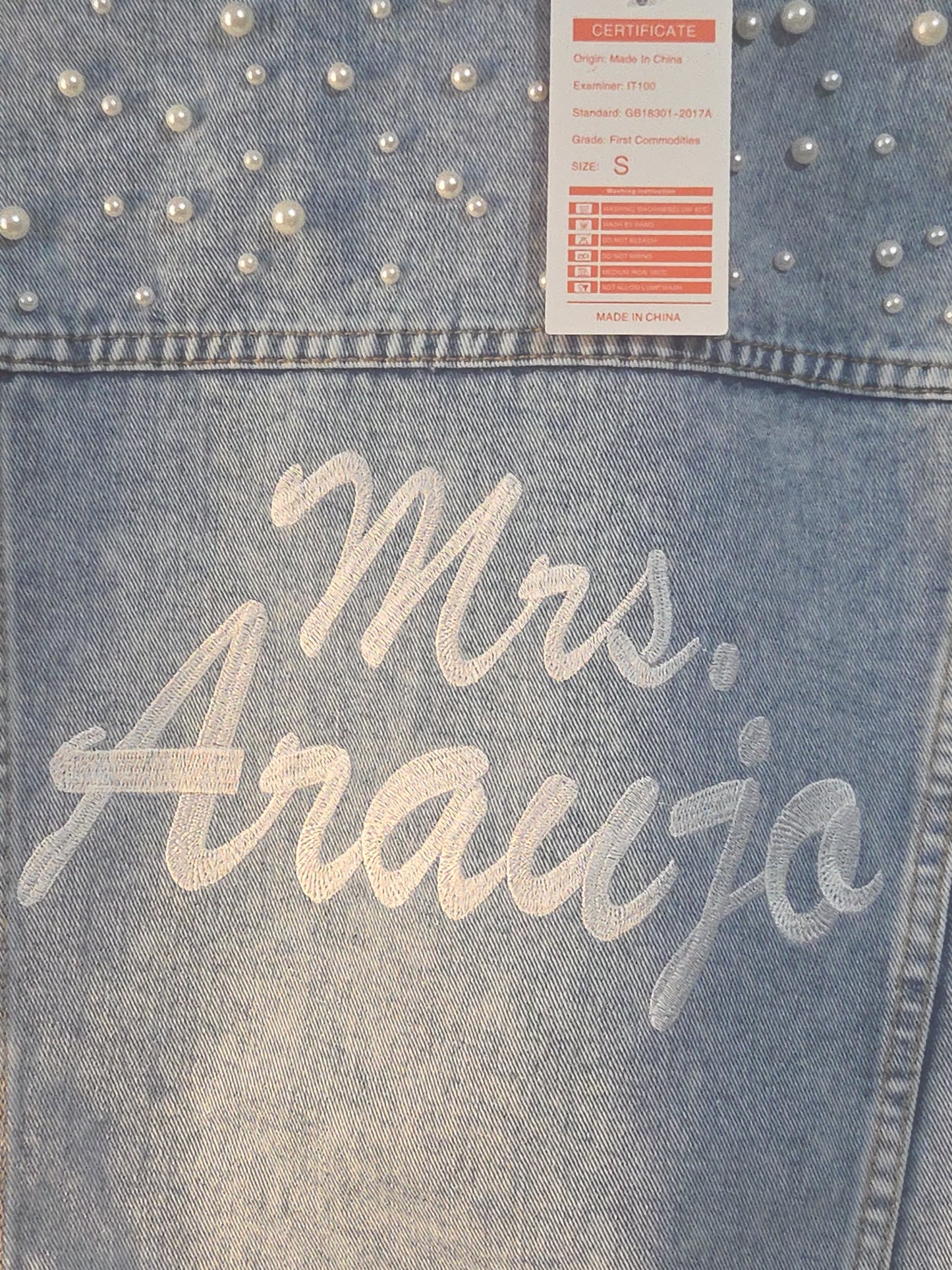 Embroidered Denim Jacket