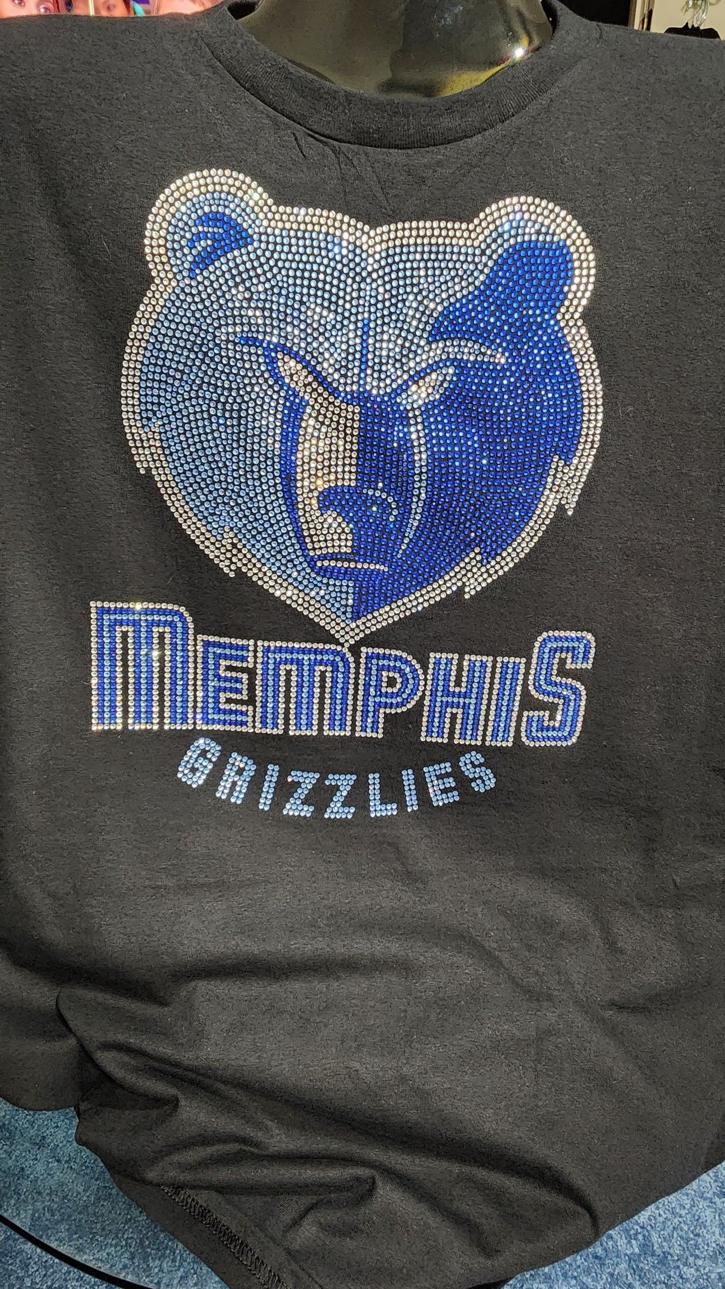 Memphis Grizzlies Rhinestone Tee