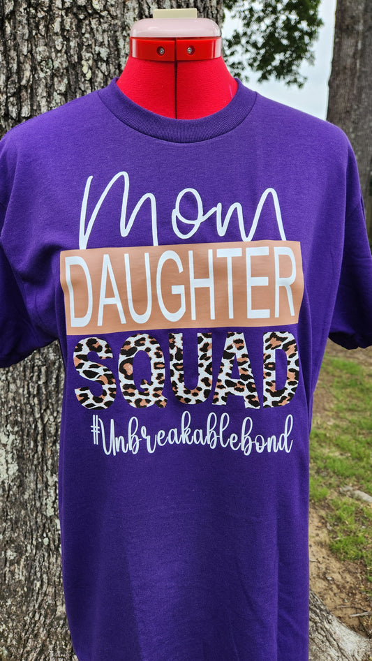 Mom Daughter Squad Tee