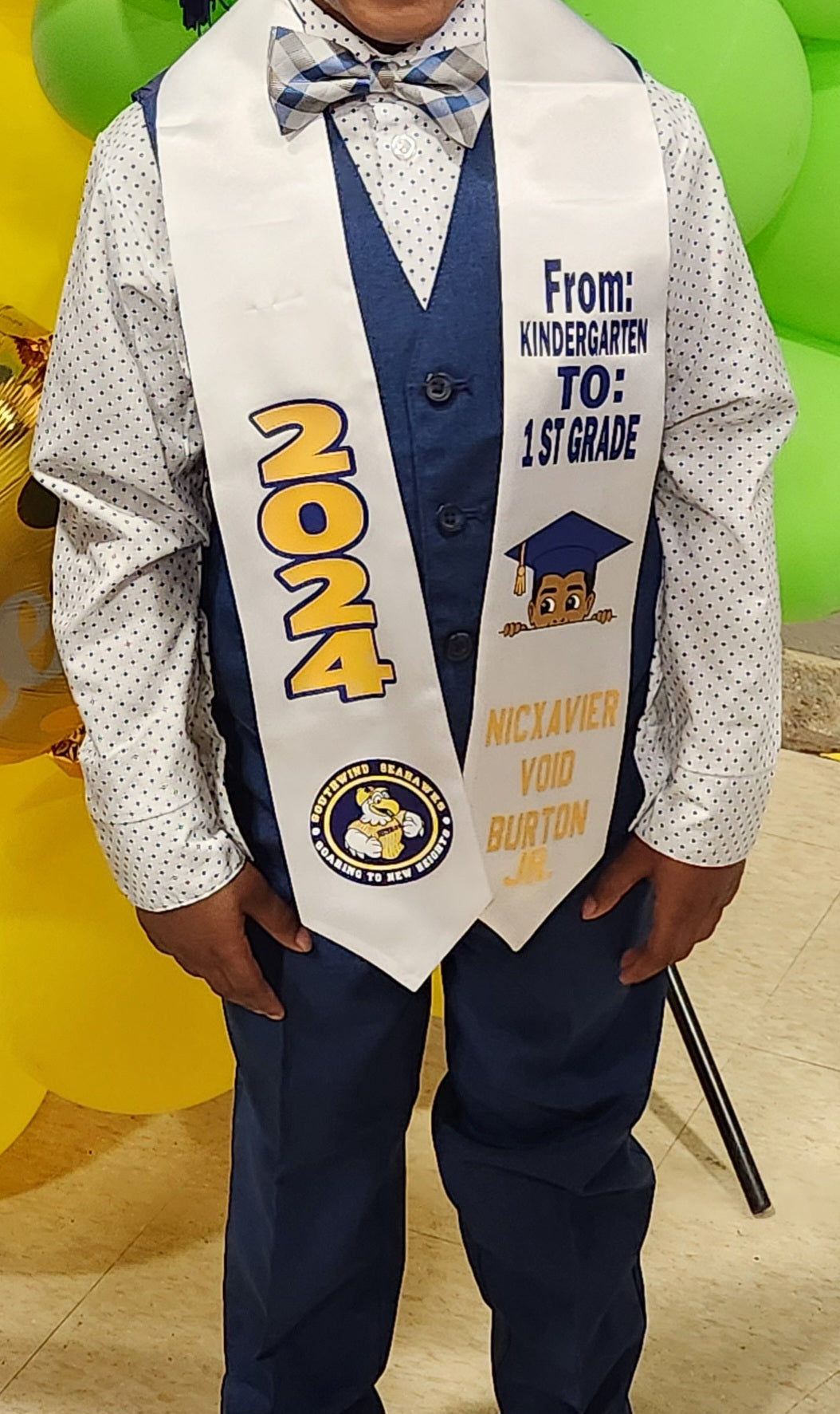 Kindergarten Graduation Stole