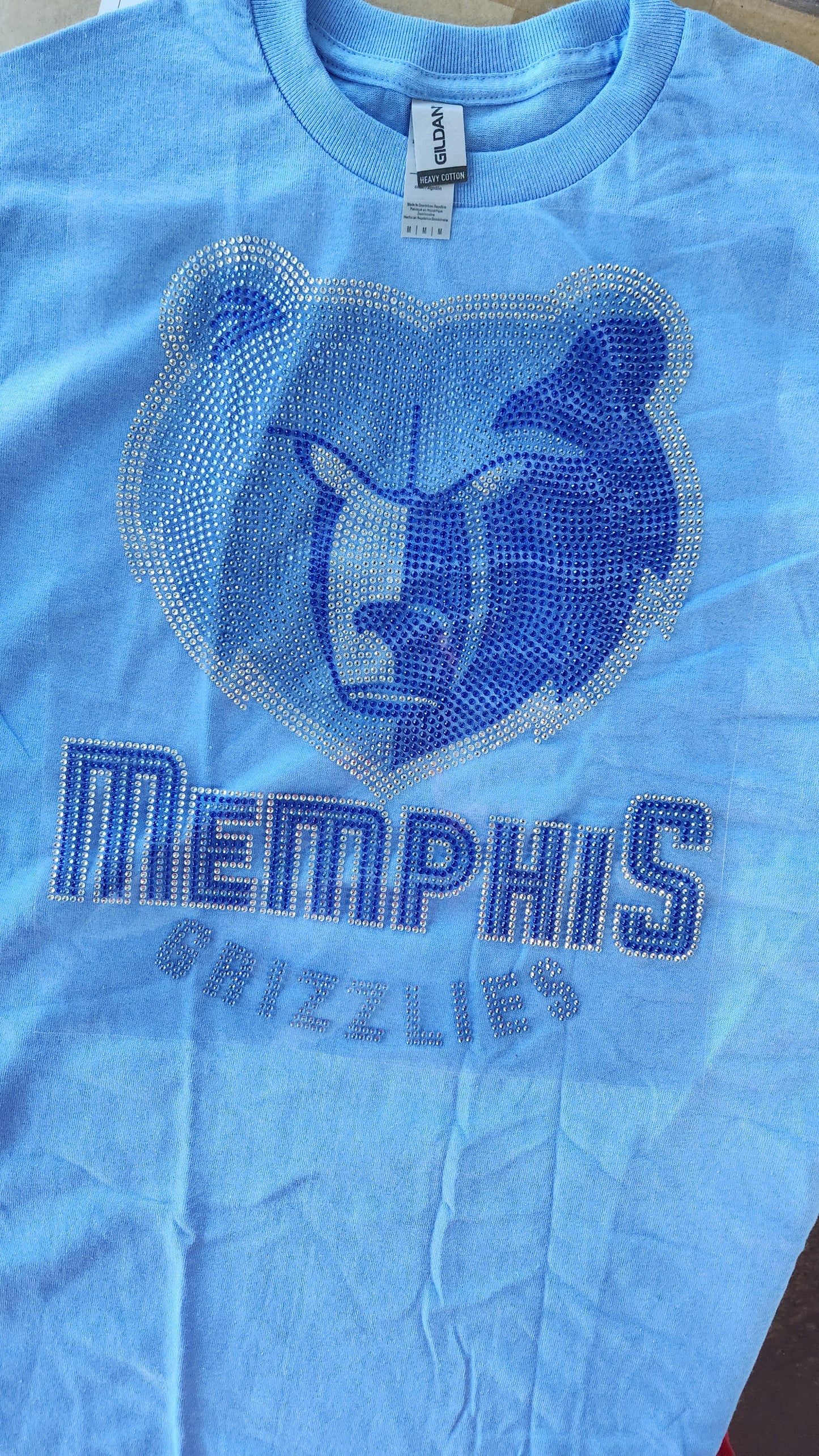 Memphis Grizzlies Rhinestone Tee