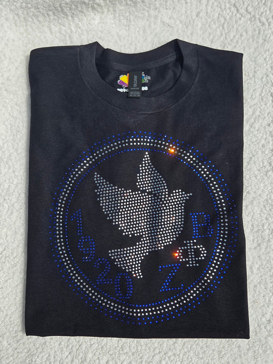 Zeta Dove Rhinestone Tee