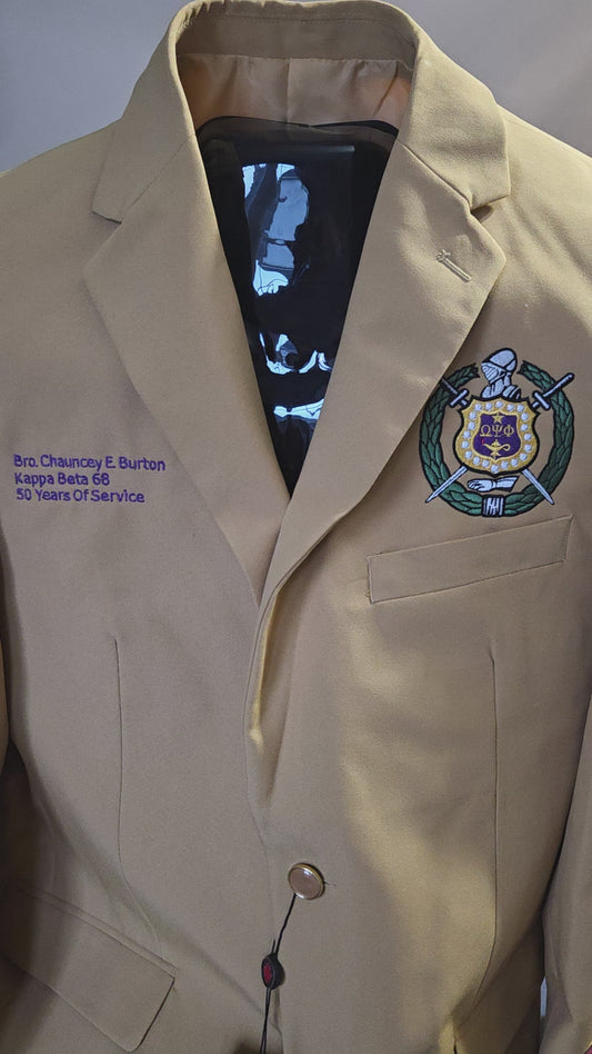 Chauncey Burton-Embroidered Blazer