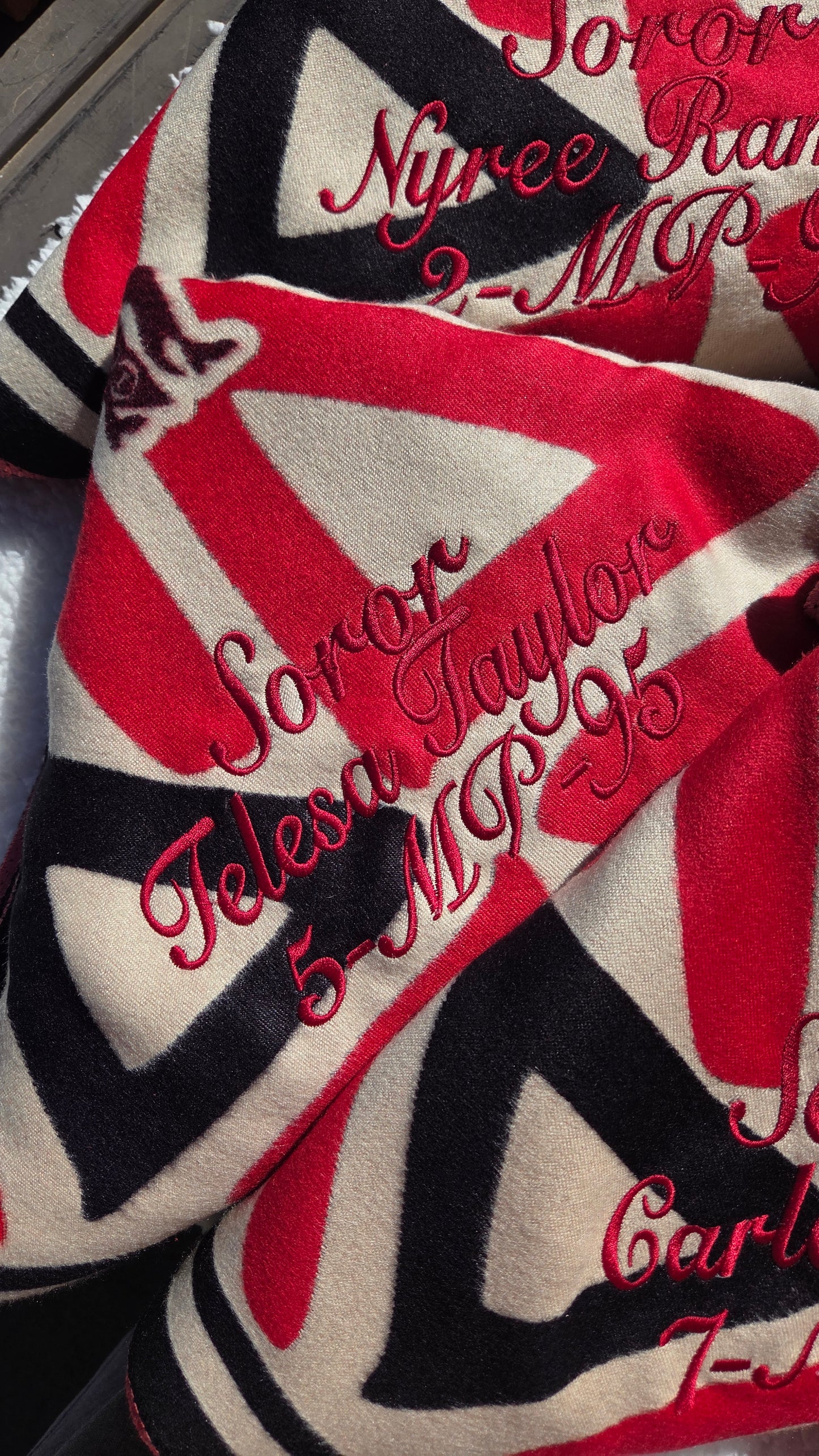Delta Sigma Theta Fortitude Pashmina Scarf/Shawl