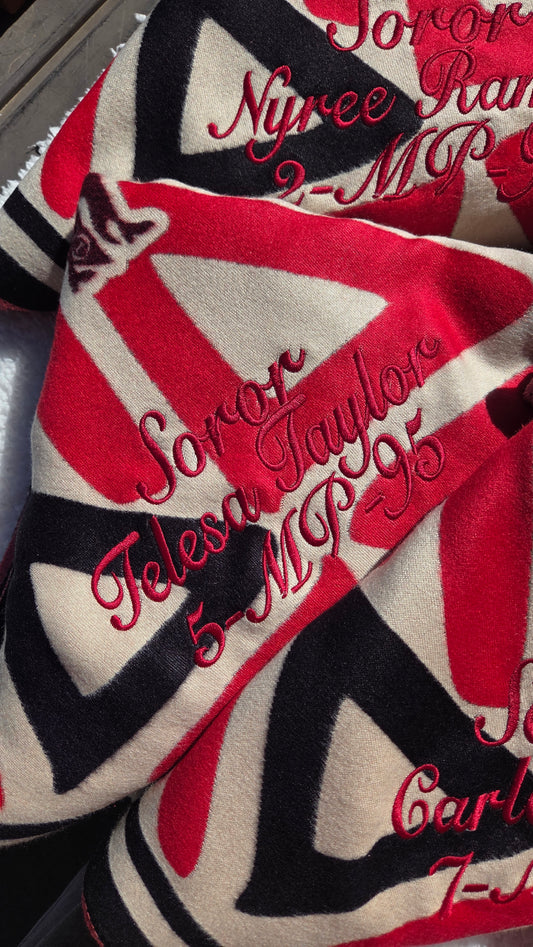 Delta Sigma Theta Fortitude Pashmina Scarf/Shawl