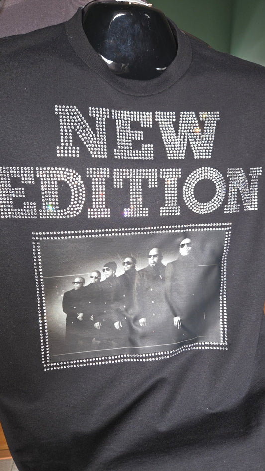 NEW EDITION Rhinestone Tee