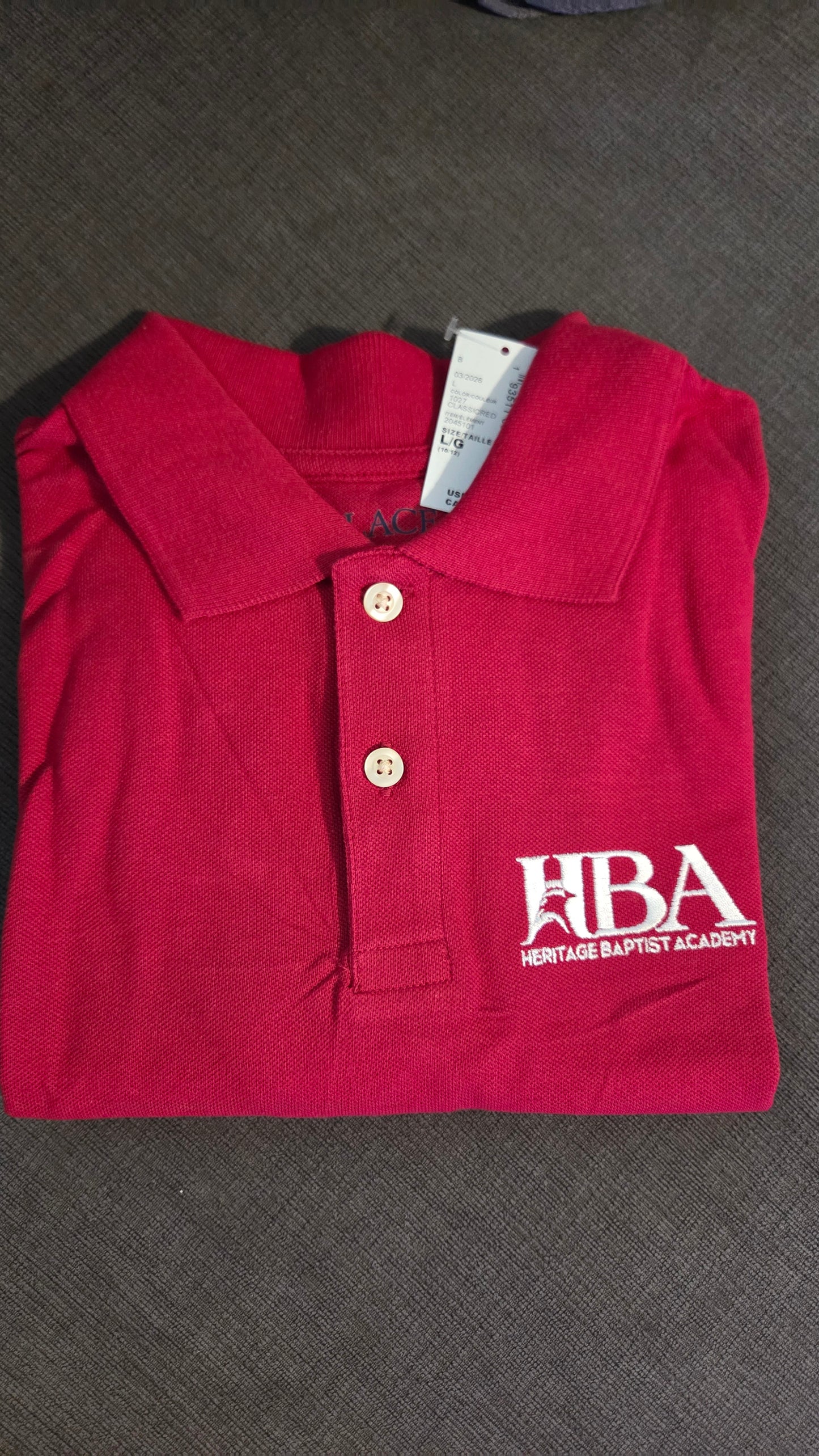 HBA Embroidered Logo
