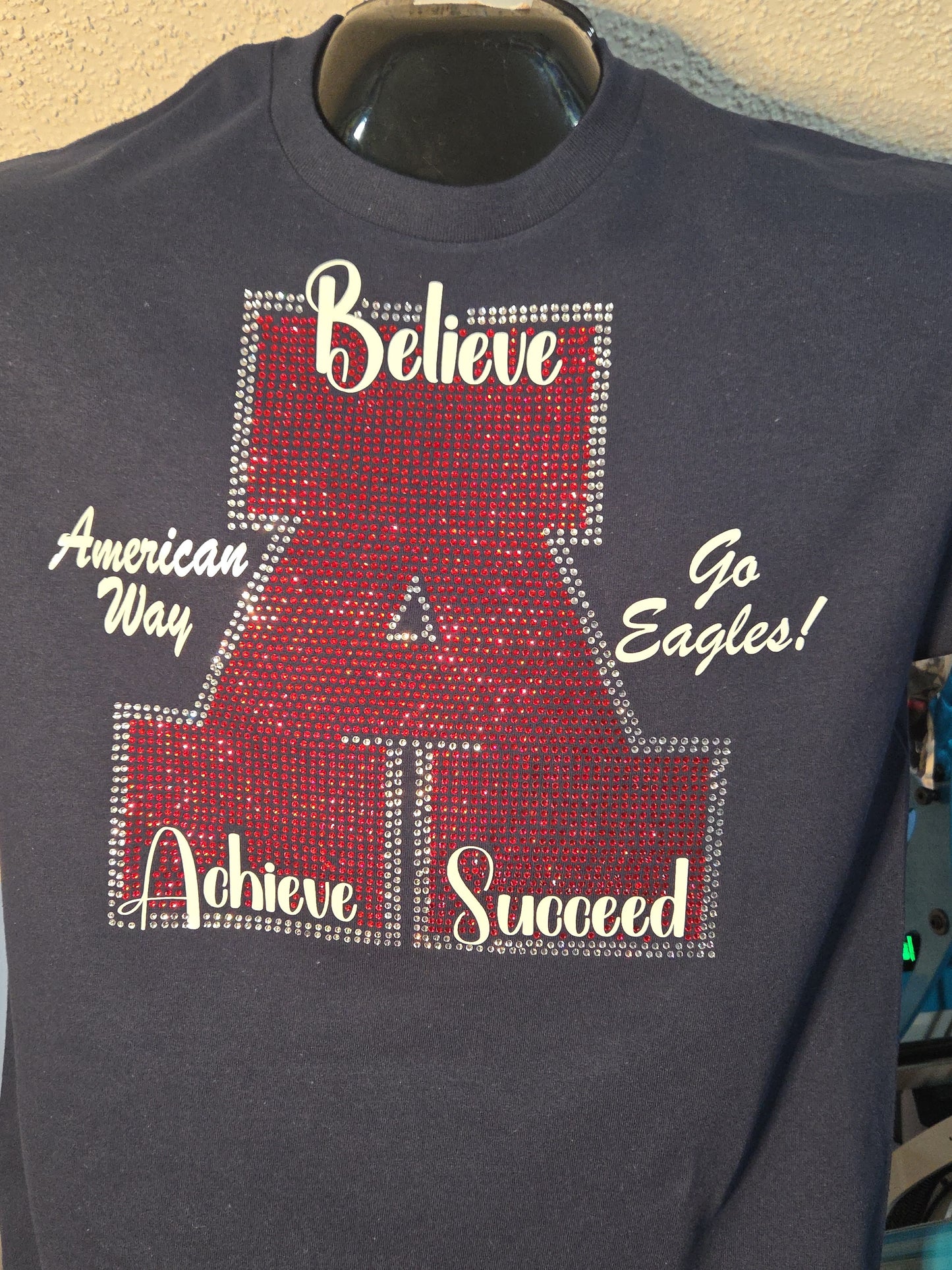 American Way Rhinestone Tee