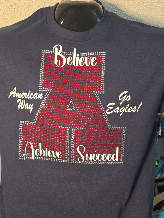 American Way Rhinestone Tee