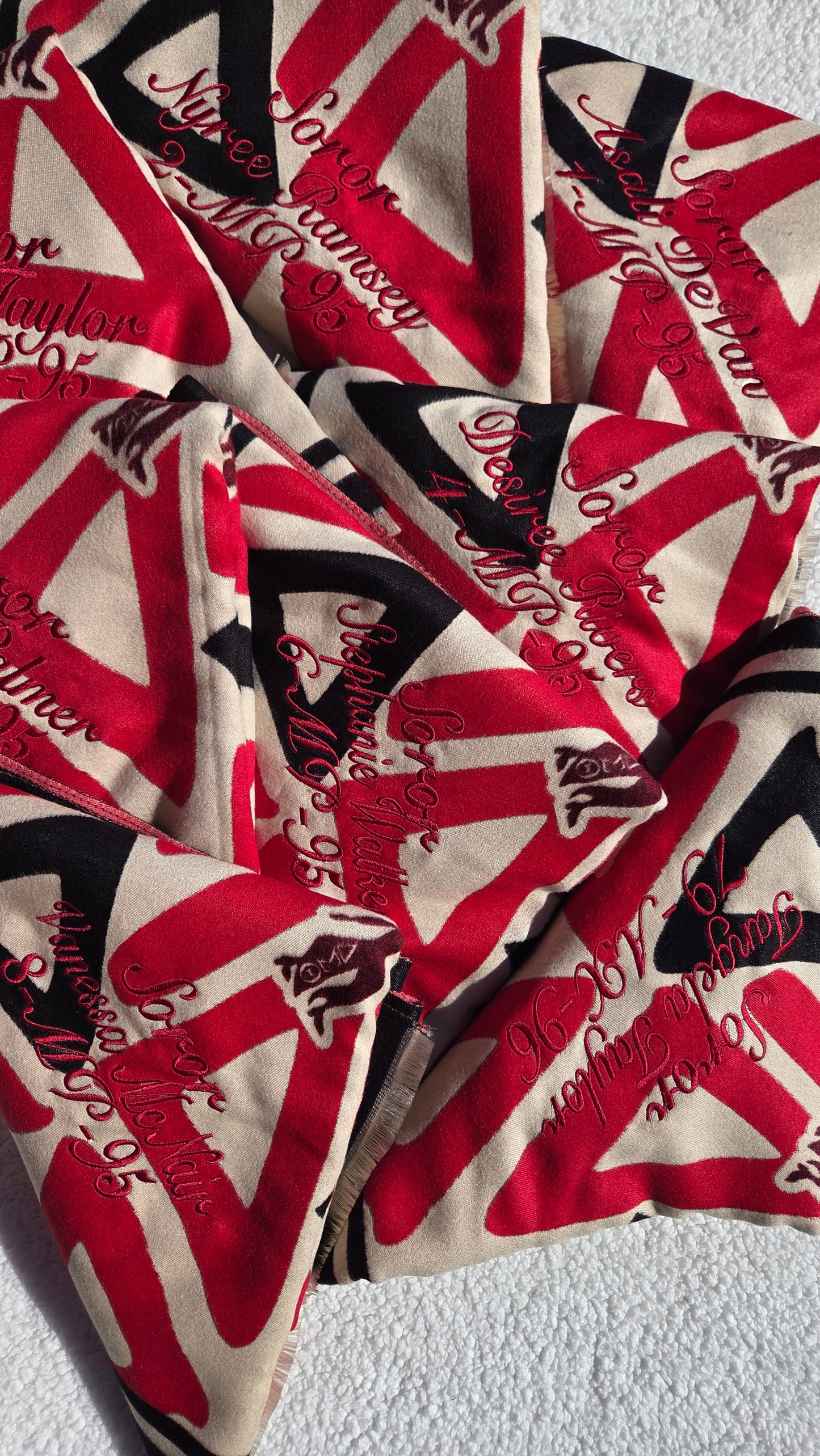 Delta Sigma Theta Fortitude Pashmina Scarf/Shawl