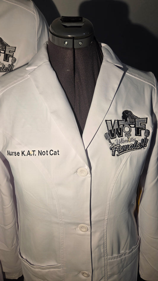WTF left chest logo and monogram