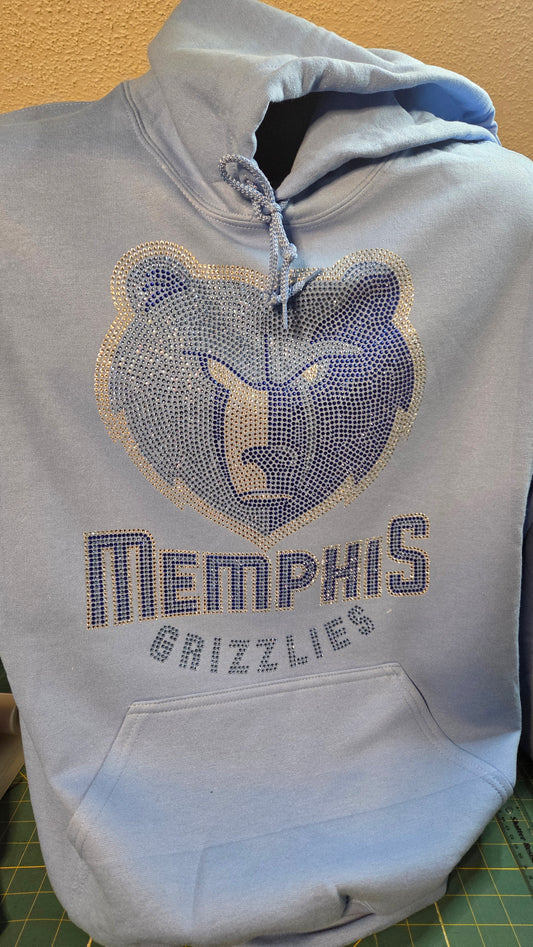 Rhinestone Grizzlies Hoodie