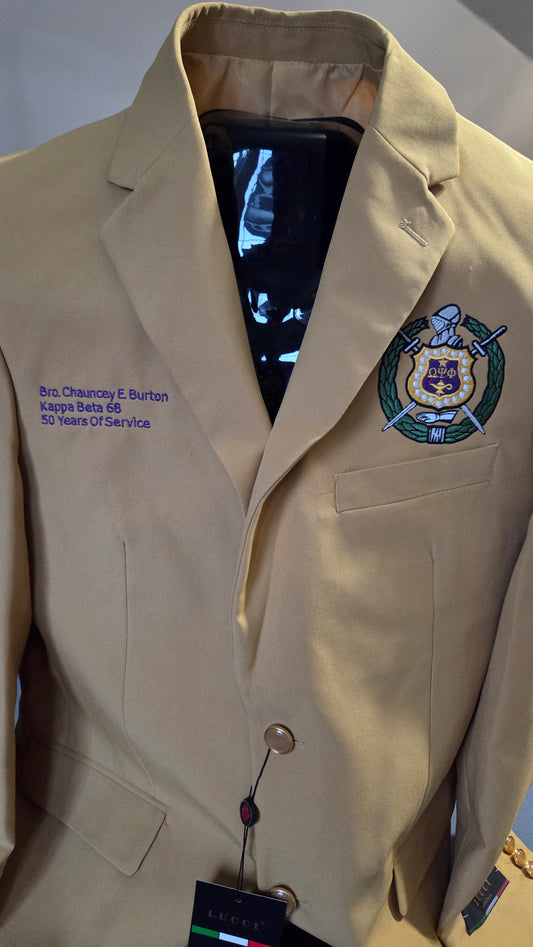Chauncey Burton-Embroidered Blazer